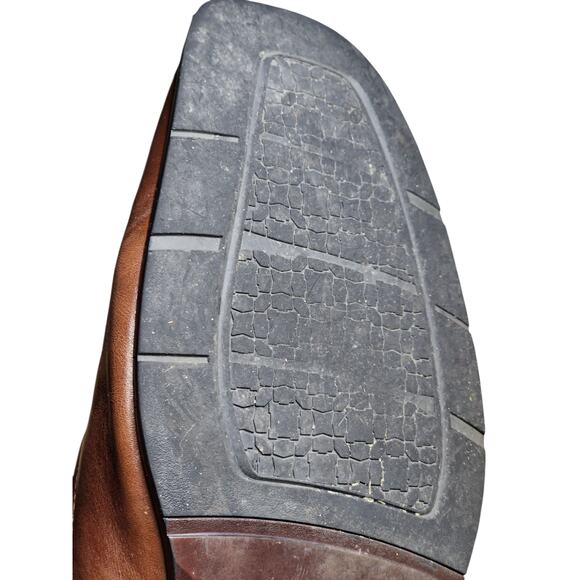 Florsheim Shoes Mens 11 3E Wide Comfortech Leather Oxford Dress Square Toe Lace - Picture 11 of 16